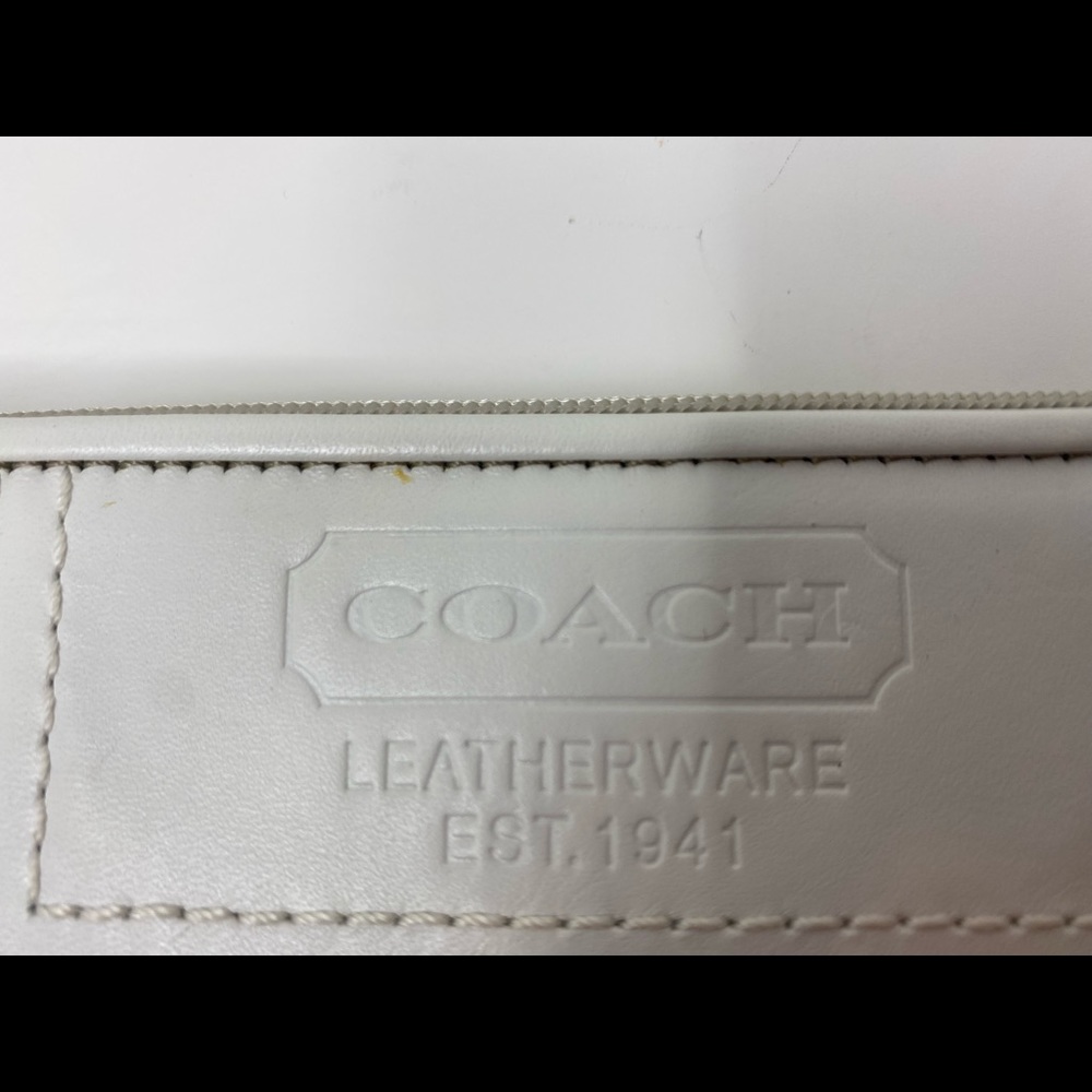 COACH signature wristlet
